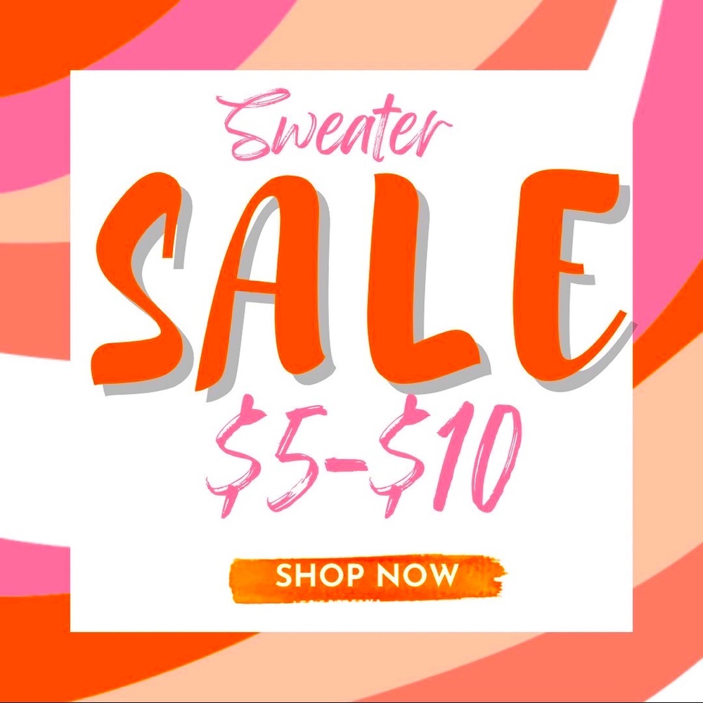 Shop Gently used and new sweaters!!!